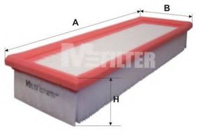 Фільтр повітряний PEUGEOT (вир-во M-filter) MFILTER K217 на CITROEN ZX (N2)