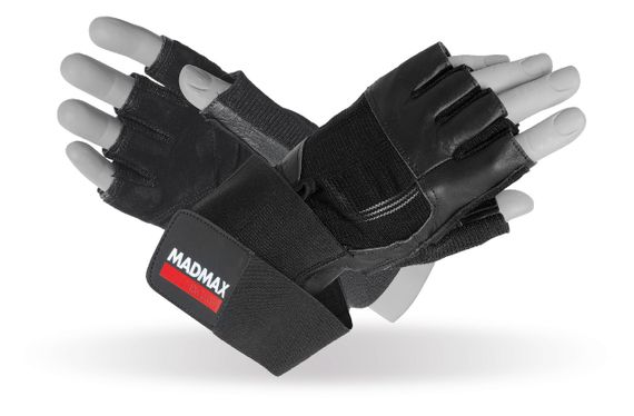 Рукавички для фітнесу MadMax MFG-269 Professional Exclusive Black M