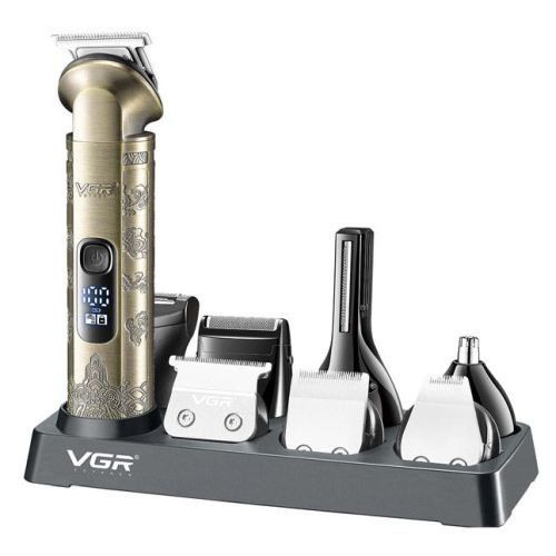 Чоловічий набір VGR V-110 8 в 1, Машинка для стрижки голови, Машинка для стрижки для дому | Зображення 2