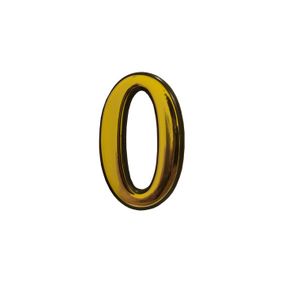 Номер пластиковий "0" 100мм