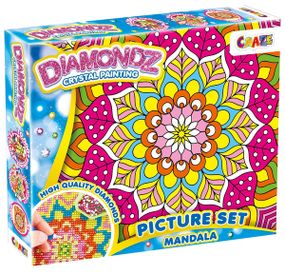 Набір для створення картини Craze Diamondz Мандала зі стразами