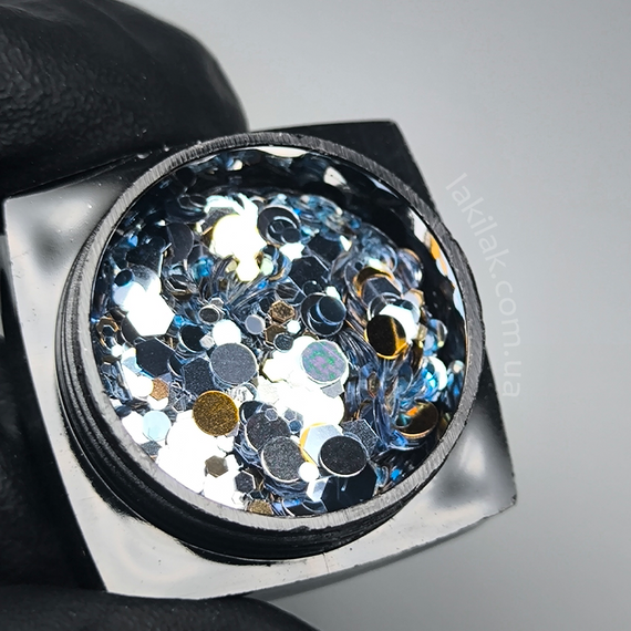 Разноцветные конфети №9 Starlet Professional (в баночке)