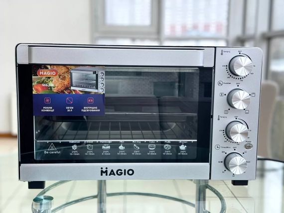 Електродуховка настільна Magio MG-248, 35 л, 1500 Вт, з конвекцією і таймером | Зображення 1
