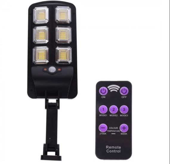 Вуличний Led прожектор сенсорний із сонячною панеллю і пультом XPRO LL-660 (MER-15371_313)