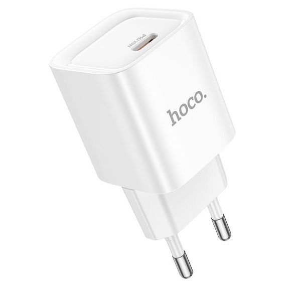 Набір СЗУ 110-240V HOCO C146A+кабель Type-C, 1xUSB-C, PD20W, 1м кабель | Зображення 2