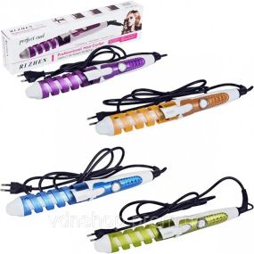 Спиральная плойка для завивки волос perfect curl RZ118