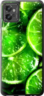 Чохол на Motorola G32 Зелені часточки лимона "852u-2845-2448"
