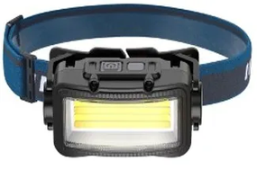 Ліхтар налобний Rablex RB956 три кольори світла: жовтий, білий, червоний сенсорне керування, акумулятор, Type‑C