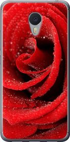 Чехол на Meizu M3 Note Красная роза "529u-256-17620"