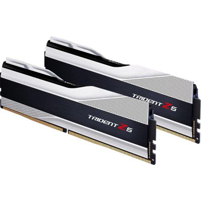 Модуль памяти для компьютера DDR5 64GB (2x32GB) 6000 MHz Trident Z5 Silver G.Skill (F5-6000J3238G32GX2-TZ5S) | Зображення 2