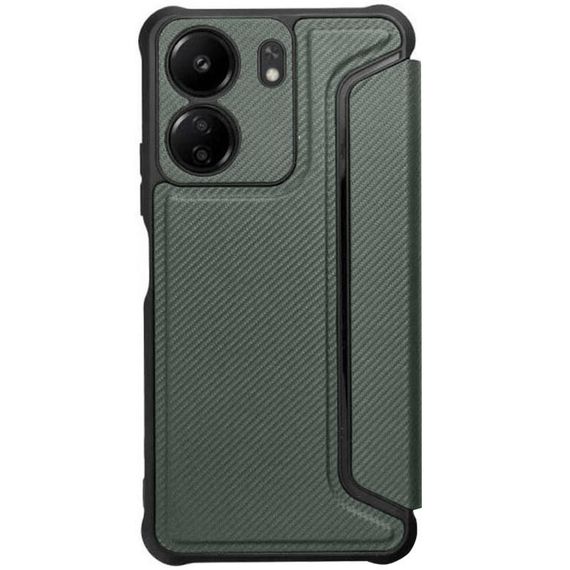 Кожаный чехол книжка GETMAN Razor (PU) для Xiaomi Redmi 13C / Poco C65 | Зображення 1