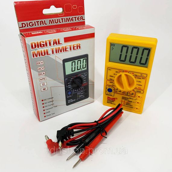 Цифровий мультиметр для дому HAOYUE DT860D/700D, Мультиметр із захистом тестер опору OS-61