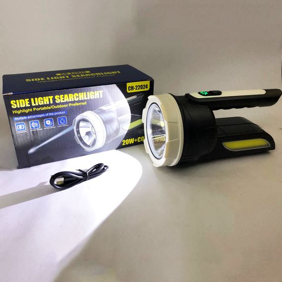 Ліхтар переносний для кемпінгу з акб CH-22024-5W+COB, Ліхтар прожектор Акумуляторний повербанк OE-99 | Зображення 5