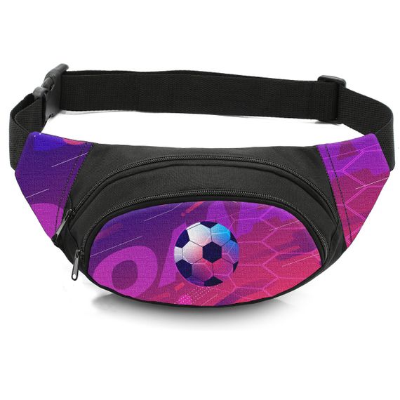 Сумка-бананка дитяча з принтом Футбол поясна сумка для хлопчика (4655)