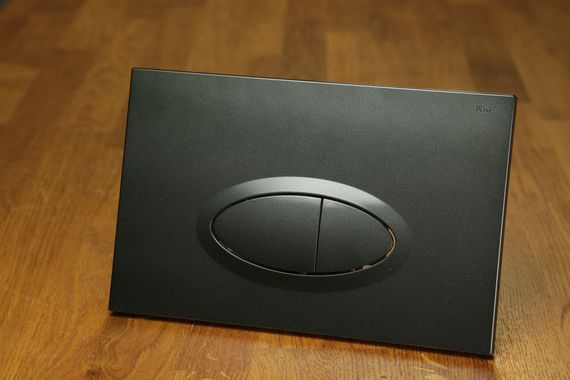 Кнопка зливу NKP чорна (0054.dark.grey)