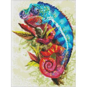 УЦЕНКА!!! Алмазная мозаика "Яркий хамелеон" AMO7457-UC 30х40 см