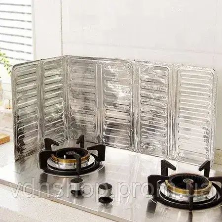 Захисний екран від бризок жиру 84*32,5см для плити на кухню | Зображення 3