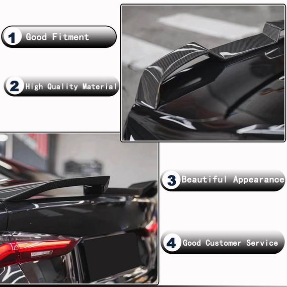 Спойлер V2 (для G22/G82, Карбон) для BMW 4 серия G22/23/26 2020- гг | Зображення 2