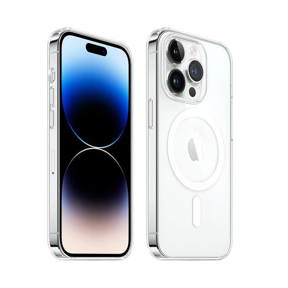 Чохол накладка Silicone Clear Case Full MagSafe для iPhone 15 Pro-clear | Зображення 1