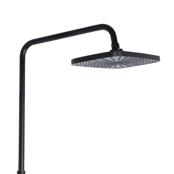 Душевая система универсальная Qtap Gemini на три потребителя (с изливом) QTGEM111BLM45686 Black Matt | Зображення 4