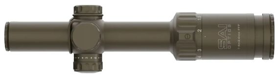 Приціл оптичний SAI 1-6x24 сітка 5.56 BDС RAF. Coyote Brown | Зображення 2