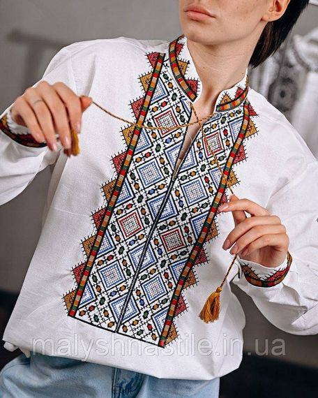 Женская Рубашка вышиванка color ПП7440 | Зображення 2