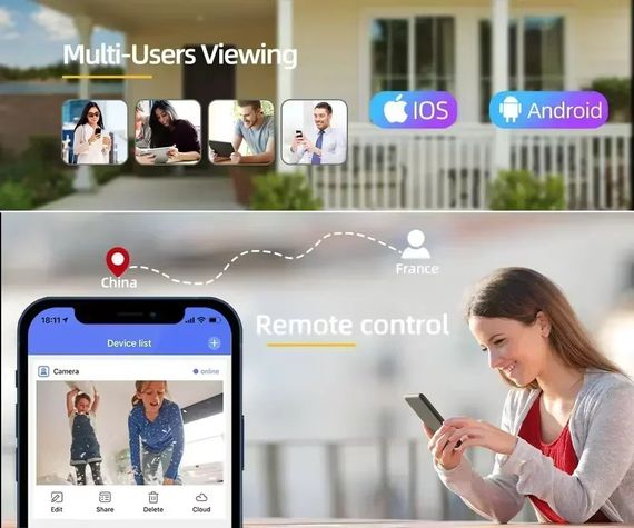 Вулична 15 MP IP WiFi камера 3 в 1 A100K  ICAM365 | Зображення 7