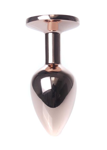 Анальна пробка - Jewellery Red Gold Plug Light Blue | Зображення 5