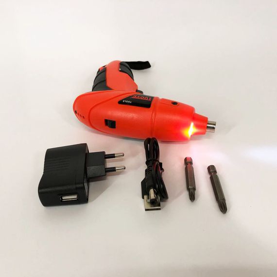 Шуруповерт викрутка Електрична PRO TUOYE з бітами та адаптером, електро шуруповерт, компактний легкий | Зображення 6