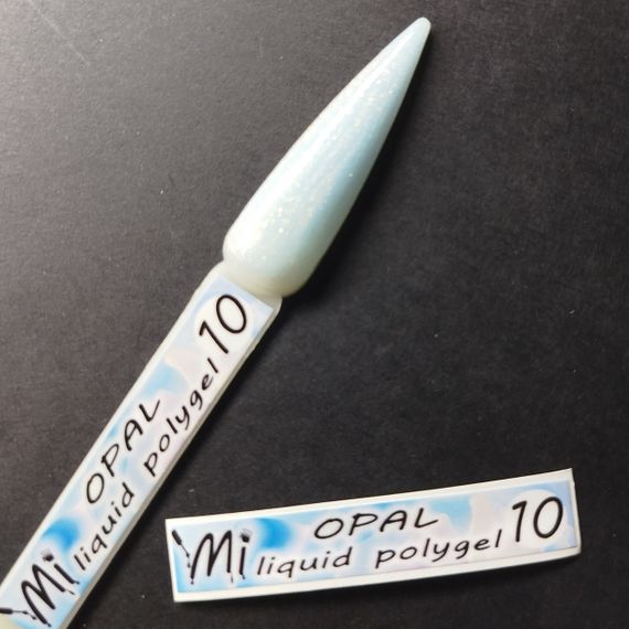Наліпка на тіпсу (палітру) для рідкого полігелю Mi Opal №10 (9 x 55 мм)