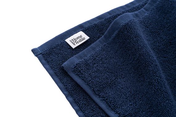 Килимок для ніг махровий Ardesto Benefit, 50х70см, 100% бавовна, темно-синій (ART2457DB) | Зображення 4