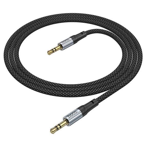 Кабель HOCO UPA26 DC3.5 тато-тато 1.0м, круглий в обплетенні, Black | Зображення 3