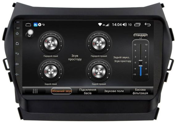 Автомагнітола штатна Hyundai Santa Fe 2012-2014 / ix45 2013-2017 з 9 дюймовим екраном та Android 10.1, 4 ГБ оперативної та 32 ГБ вбудованої пам'яті, XPRO (MER-14149_6215) | Зображення 6