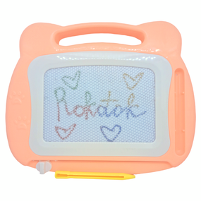 Планшет дитячий дошка кольорова для малювання іграшка Tablet Drawing персикова