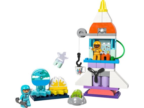 Конструктор LEGO DUPLO Town Пригоди на космічному шатлі 3в1 (10422) | Зображення 2