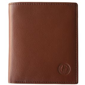 Шкіряне портмоне Lindenmann 90015 коньячне