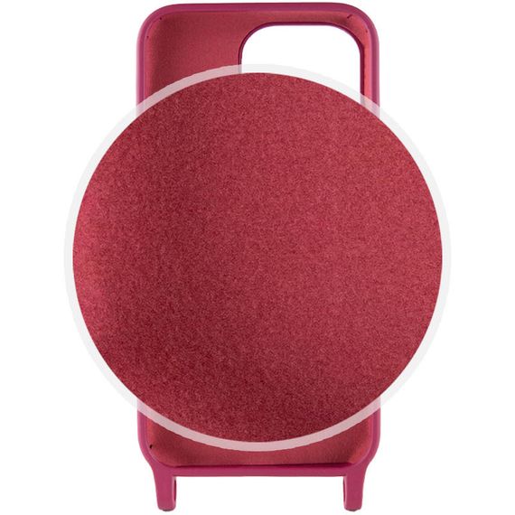 Чехол TPU two straps California для Apple iPhone 13 Pro Max (6.7") Красный / Rose Red | Зображення 3
