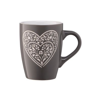 Чашка Ardesto Heart 330 мл Deep Grey (AR3467DGR) | Зображення 2