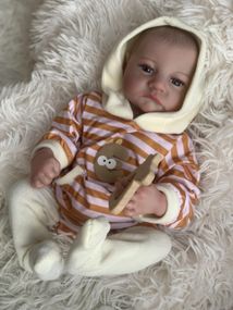 Силіконова Колекційна Лялька Реборн Reborn Анатомічний Новонароджений Хлопчик Пупс Тимоша (Вінилова Лялька) 50 см