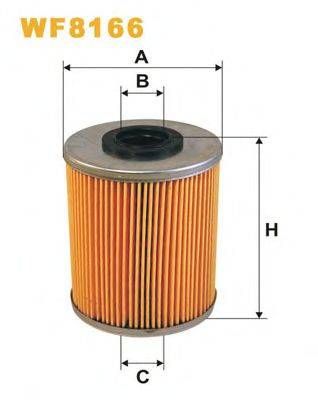 Фільтр палива WIX FILTERS WF8166 на OPEL VECTRA B (36_)