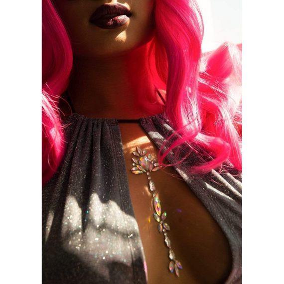 Кристаллы для тела Jade Jewels Sticker от Leg Avenue, прозрачные Sex Aura | Зображення 1