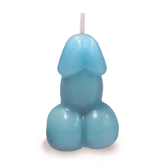 Свічка Eden’s Candle - Vanilla Scented Penis - Blue sexstyle | Зображення 1