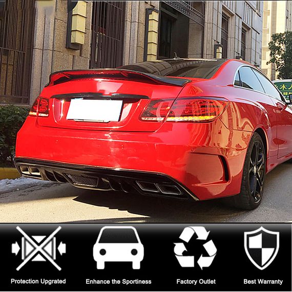 Спойлер V3 (Карбон) для Mercedes E-сlass coupe C207 2010-2017 гг | Зображення 1