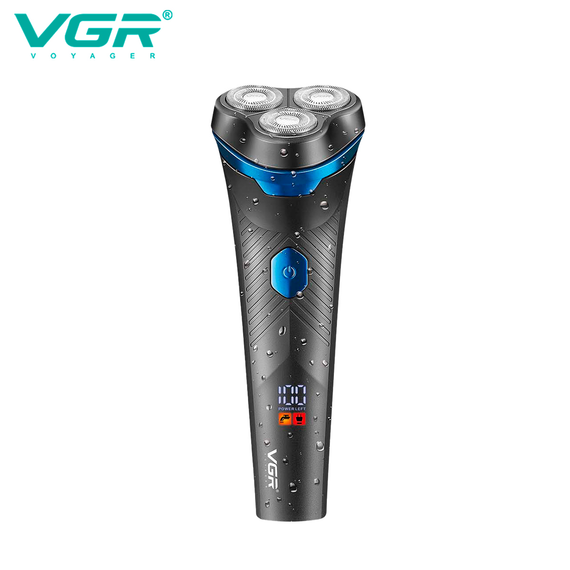 Электробритва VGR V-314, роторная, IPX6, LED дисплей | Зображення 1