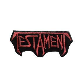 Нашивка на одяг (термо) Testamen 110*45 мм Червоний