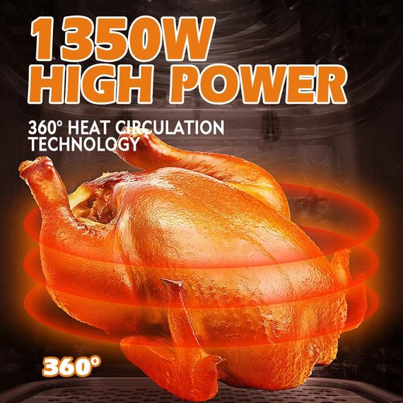 Аерогриль з потужністю 1350W та об'ємом 5,5л XPRO KB-2122 (43000-KB-2122_2442) | Зображення 1