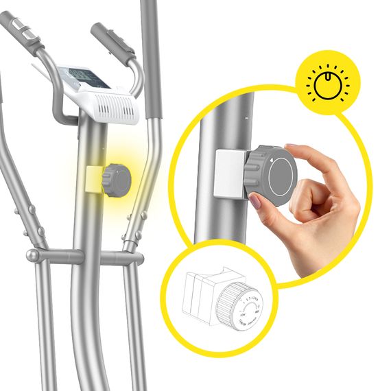 Орбітрек електромагнітний Cornix Fiona White/Grey | Зображення 2