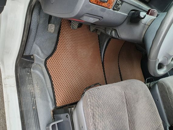 Коврики EVA (кирпичные) из 3 частей для Mercedes Vito W638 1996-2003 гг | Зображення 1