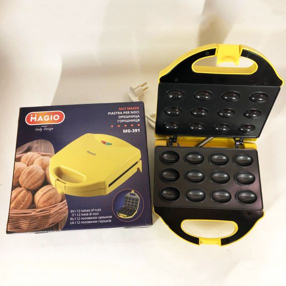 Функціональна вафельниця MAGIO МG-391, Якісна вафельниця для вафель Потужна AV-64