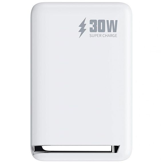 Портативний ЗП Power Bank WIWU Wi-P031 Magnetic з БЗП Qi2 30W 10000 mAh White | Зображення 5